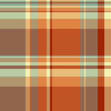 Sıcak toprak tonlarında sonbahar ekoseli desenler. Sonbahar temalı tasarımlar, tekstil projeleri, web sitesi arka planı veya ambalaj için mükemmel.
