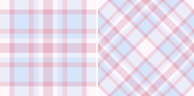 Tartan desenli tekstil kumaş ekoseli ve arka plan vektör dokusu kontrollü. Pastel renklerde. Giysilerdeki modayı tekrarla.