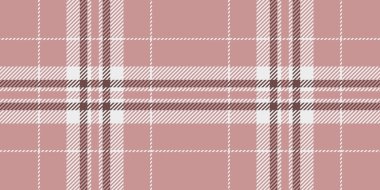 İnce doku vektör tekstili, katran arkaplan dikişsiz. Köpek dişi kontrol desenli ekose kumaş pastel ve beyaz renk paleti.