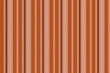 Dikey arkaplan kumaşı, renksiz vektör çizgileri. Turuncu ve açık renk paletinde özel desen çizgili tekstil deseni.