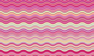 Dalgalı, parlak renklerde dalgalı çizgileri olan soyut bir arka plan, dalgalı, sıvı bir etki yaratıyor. Düz kıvrımlar ve dokulu çizgiler tasarıma zarafet, yaratıcılık ve canlılık ekler. Bu vektör dokunuşu, duvar kağıdı, tekstil veya grafik kullanımı için idealdir