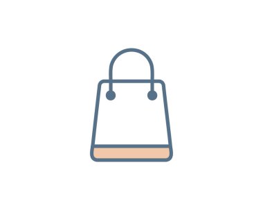 Basit, şık bir alışveriş çantası ikonu. İnternet siteleri, uygulamalar ve çevrimiçi alışveriş, perakende satış ve ekomünikasyon ile ilgili pazarlama materyalleri için mükemmel. Temiz tasarım, çeşitli markalaşma tarzlarına kolayca adapte edilebilir..