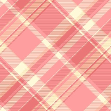 Gösterişli ekose desenli, grunge arkaplan kumaşlı kumaş. Diwali pürüzsüz kırmızı ve açık sarı renk paleti ile tartan vektörünü kontrol et.