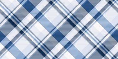 Çekler ekose kumaşı kontrol eder, kumaş desenli kumaş sipariş eder. Mavi ve açık renk paletinde kışın pürüzsüz doku vektörü arka planı.