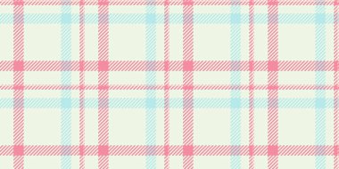 Kareli tekstil desenli vektör, ekose desenli tartan. Kovboy arka planı pürüzsüz kumaş kontrolü beyaz ve kırmızı renk paletinde.