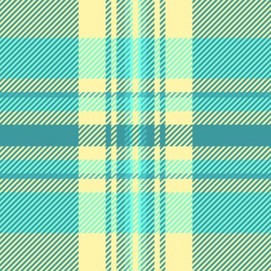 Canlı deniz mavisi ve pastel sarı köşegen şeritler modern, geometrik ekose desenler oluşturur. Tekstil tasarımları, web sitesi geçmişi veya şık ambalajlar için ideal.