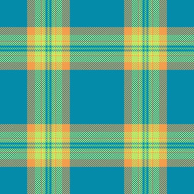 Canlı deniz mavisi, kireç ve turuncu ekose desenli. Tekstil tasarımı, web sitesi geçmişi ya da moda projeleri için mükemmel. Kusursuz tekrar çok yönlülük ekler. Modern ve göz alıcı tasarım.