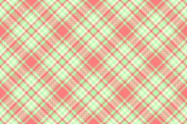 Canlı mercan, nane yeşili ve krem rengi ekose desenli. Tekstil tasarımı, moda, ambalaj kağıdı ya da web sitesi geçmişi için mükemmel. Bu pürüzsüz doku yeni ve şık bir tasarım sunuyor..