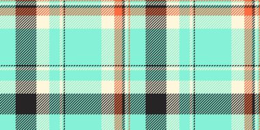 Canlı deniz mavisi, krem ve mercan desenli. Tekstil tasarımları, web sitesi geçmişi ya da moda projeleri için mükemmel. Bu pürüzsüz doku klasik ekose kumaşa yeni ve modern bir bakış açısı sunuyor..