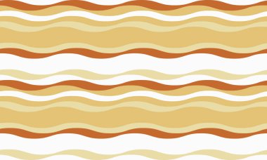 Sıcak toprak tonlarında soyut dalga deseni. Özgeçmiş, web sitesi tasarımı, tekstil ve daha fazlası için mükemmel. Çok yönlü ve estetik açıdan memnun edici, bu resim modern, minimalist bir his sunuyor..