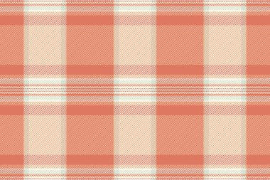 Piknik desensiz ekose kumaş, lüks tekstil vektör arka planı. İç desen tartanı turuncu ve kırmızı renk paletiyle kontrol et.