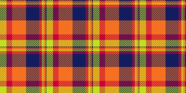 Parlak ekose desenli koyu turuncu, limon yeşili ve lacivert. Tekstil tasarımı, moda veya web sitesi geçmişi için mükemmel. Çarpıcı renk kombinasyonu modern ve enerjik bir estetik sunuyor.