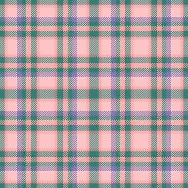 Grafik desenli arka plan, çizgi vektör tartan tekstili. Ana kumaş ekoseli, mavi ve açık renk palette kusursuz..