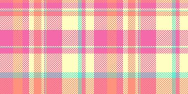 Canlı pastel ekose desenli pembe, turuncu ve nane yeşili. Tekstil tasarımı, moda, web sitesi geçmişi ve koleksiyon kitabı projeleri için mükemmel..