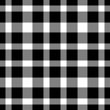 Siyah, beyaz ve gri kareli desenli. Tekstil tasarımı, web sitesi geçmişi ya da modern, geometrik dokuya ihtiyaç duyan her proje için mükemmel..