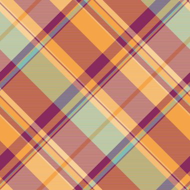Sıcak sonbahar tonlarında canlı çapraz ekoseli desen. Tekstil tasarımı, web sitesi geçmişi ya da moda projeleri için mükemmel. Çarpıcı geometrik çizgiler modern ve şık bir his yaratır..