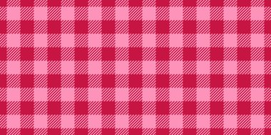 Vibrant pink and crimson gingham pattern.  Perfect for textiles, website backgrounds, or scrapbooking.  This cheerful, textured design offers a classic yet modern aesthetic. clipart