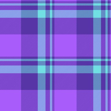 Canlı mor ve yeşil ekose desenli. Tekstil tasarımları, moda, markalaşma ya da web sitesi geçmişi için mükemmel. Kusursuz bir tekrarı olan modern ve stil sahibi geometrik doku.