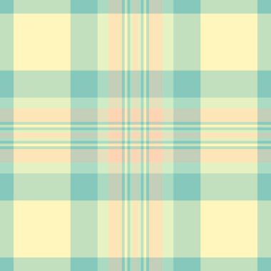 Romantik arkaplan desenli tartan, karmaşık kumaş, tekstil dikişsiz. 70 'lerin ekose desen vektörü ışık ve gök mavisi renk paletinde kontrol et.