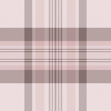 Hediye tekstil vektör dokusu, taslak kontrolü kumaşı pürüzsüz. İz sürücü desenli arka plan tartanı ışık ve keten renk paletinde.