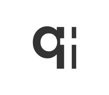 QT yaratıcı geometrik başlangıç tabanlı modern ve minimal logo. Q harfi modayı takip eden yazı tipleri.