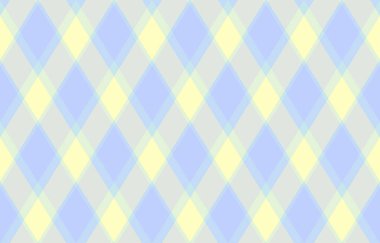 Argyle geometrik eşkenar dörtgenin kusursuz deseni. Harlequin duvar kağıdı tasarımını kontrol et. Web geçmişi için klasik elmas şekilli tekstil malzemesi, baskı kumaşı, kazak, ambalaj kağıdı, hediye kartı, davetiye.