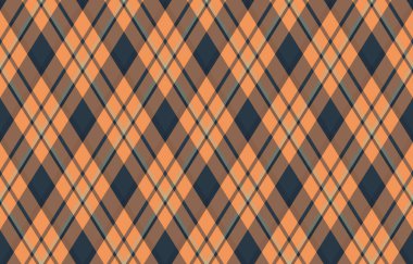 Argyle geometrik eşkenar dörtgenin kusursuz deseni. Harlequin duvar kağıdı tasarımını kontrol et. Web geçmişi için klasik elmas şekilli tekstil malzemesi, baskı kumaşı, kazak, ambalaj kağıdı, hediye kartı, davetiye.