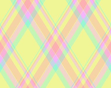 Argyle geometrik eşkenar dörtgenin kusursuz deseni. Harlequin duvar kağıdı tasarımını kontrol et. Web geçmişi için klasik elmas şekilli tekstil malzemesi, baskı kumaşı, kazak, ambalaj kağıdı, hediye kartı, davetiye.