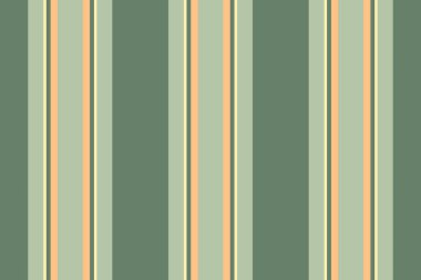 Dikensiz tekstil taşıyıcısı, 60 'ların şeritli doku arka planı. Rastgele çizgiler desen kumaş dikey olarak pastel ve turuncu renk paletinde.