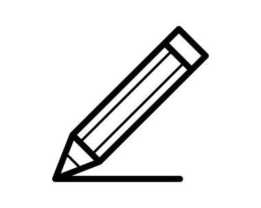 Cesur, minimalist kalem ikonu bir çizgi çekiyor. İnternet siteleri, uygulamalar ya da modern tasarıma ihtiyaç duyan eğitim materyalleri için mükemmel. Yazma, çizim, yaratıcılık veya düzenleme için bir sembol olarak kullan.