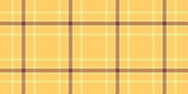 Strip doku tekstil arka planı, dikişsiz diğer kumaşlar. Kehribar ve kireç rengi paletinde yastık kontrolü vektör ekoseli deseni.