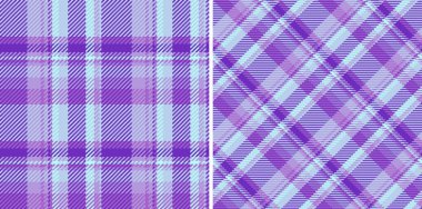 Göz kamaştırıcı pastel mor ve açık mavi ekose desenli ikili. Tekstil tasarımı, moda, giyim veya web sitesi geçmişi için mükemmel. Çok yönlü, moda ve görsel olarak çekici..
