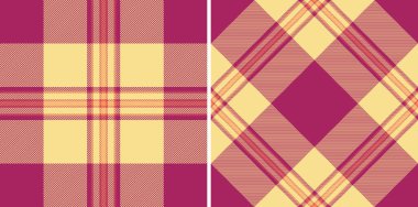 Düzensiz kontrol geçmişine sahip vektör kumaş dokusunun ekose tartan dokusu. Altın renginde olsun. Özel durumlar için zarif masa örtüleri..