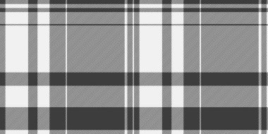 Üst üste bindirilmiş vektör desenli tartan, Fransız desenli ekose kumaş. Gri ve beyaz renk paletinde arkaplan tekstil denetimi yapılıyor.