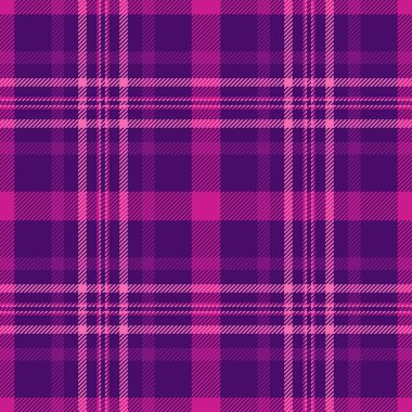 Canlı mor ve pembe ekose desenli. Moda, tekstil ya da web tasarım projeleri için mükemmel. Cesur ve şık bir dokuya ihtiyaç var. Kusursuz tekrar tasarımı sonsuz olanaklar sunar.