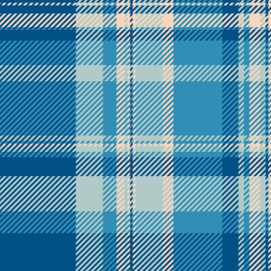 Geleneksel tartan kumaş, banyo dikişsiz ekose kumaş. Cyan ve Pastel renk paletinde çocuk vektör desenli tekstil arkaplanı.