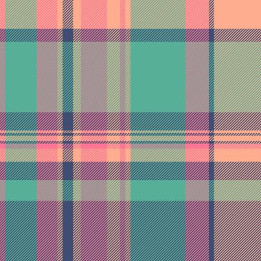 Arap dokusu, tekstil deseni, ekoseli kumaş. Mavi ve gök mavisi renk paletinde tartan vektör arkaplanını pürüzsüz kontrol eder.