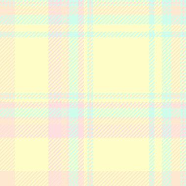 Sayfa desenli tartan, yıl dönümü geçmiş taraması. Sanatsal tekstil ekose kumaş. Işık ve badem rengi paletinde pürüzsüz..