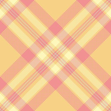 Pastel pembe ve sarı ekose desenli. Moda, tekstil ya da web sitesi geçmişi için mükemmel bir tasarım. Yumuşak, ince renkler sakinleştirici ve zarif bir estetik yaratır..