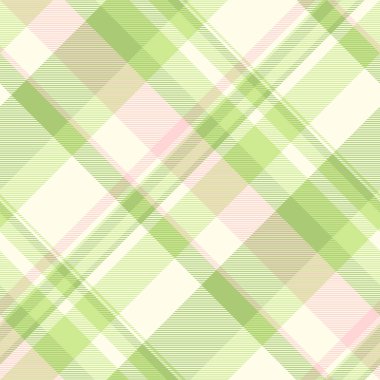 Kış arkaplan dokusu, kusursuz tekstil kontrolü. Duvar kâğıdı vektör ekose kumaş ekose açık yeşil renk paleti.