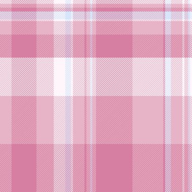 Devamlılık kumaşı kusursuz kontrol, İrlanda desenli ekose desen. Açık ve pembe renk paletinde eşsiz arkaplan vektörü tekstil tartanı.