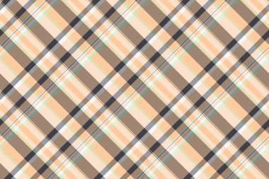 Yumuşak şeftali, kahverengi ve beyaz renkli zarif çapraz ekoseli desen. Tekstil tasarımı, moda, duvar kağıdı ya da web sitesi geçmişi için mükemmel. Sofistike ve ince bir doku oluşturur.