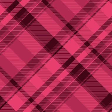 Canlı pembe ve kestane rengi köşegen desenli. Tekstil tasarımı, moda, web sitesi geçmişi ve kırtasiye malzemeleri için mükemmel. Kusursuz tekrarlama dokusu görsellik katar.