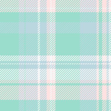 Pastel ekose desenli yumuşak nane yeşili, açık mavi ve pembe. Tekstil tasarımı, moda, hatıra defteri ya da web sitesi geçmişi için mükemmel.