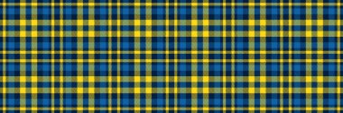 Craft tartan pattern plaid, backdrop fabric texture textile. Brazil background vector seamless check in cyan and dark colors palette. clipart