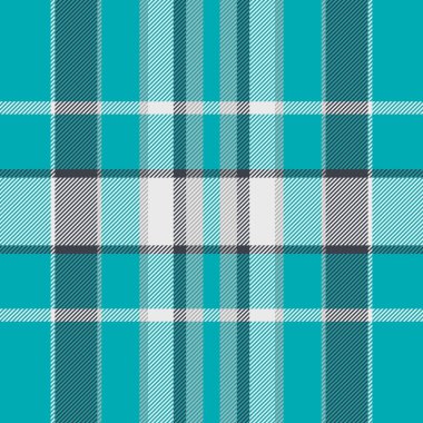 Geleneksel arkaplansız kumaş, sonbahar doku kontrolü. Cyan ve beyaz renk paletinde Glen ekose tekstil tartan.