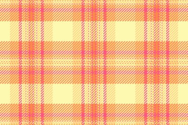 Şeftali ve sarıda canlı pastel ekose desenli. Tekstil tasarımı, web sitesi geçmişi ya da moda projeleri için mükemmel. Kusursuz tekerrür dokusu yaz cazibesi katar.