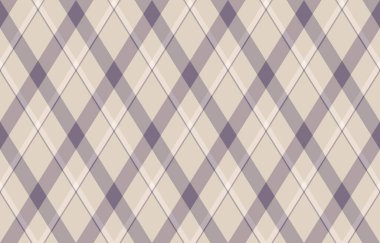 Argyle geometrik eşkenar dörtgenin kusursuz deseni. Harlequin duvar kağıdı tasarımını kontrol et. Web geçmişi için klasik elmas şekilli tekstil malzemesi, baskı kumaşı, kazak, ambalaj kağıdı, hediye kartı, davetiye.