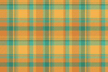 Sıcak turuncu, deniz mavisi ve zeytin yeşili renkte canlı sonbahar ekoseli desenler. Tekstil tasarımı için mükemmel. Falltemalı projeler ya da sade, sade bir estetik yaratmak için..