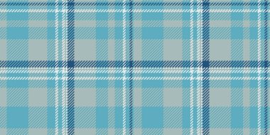 Uzay tekstil kumaş vektörünü kopyala, defter desenli ekose arka plan. Cyan ve Pastel renk paletinde Glamor tartan kusursuz şablon.